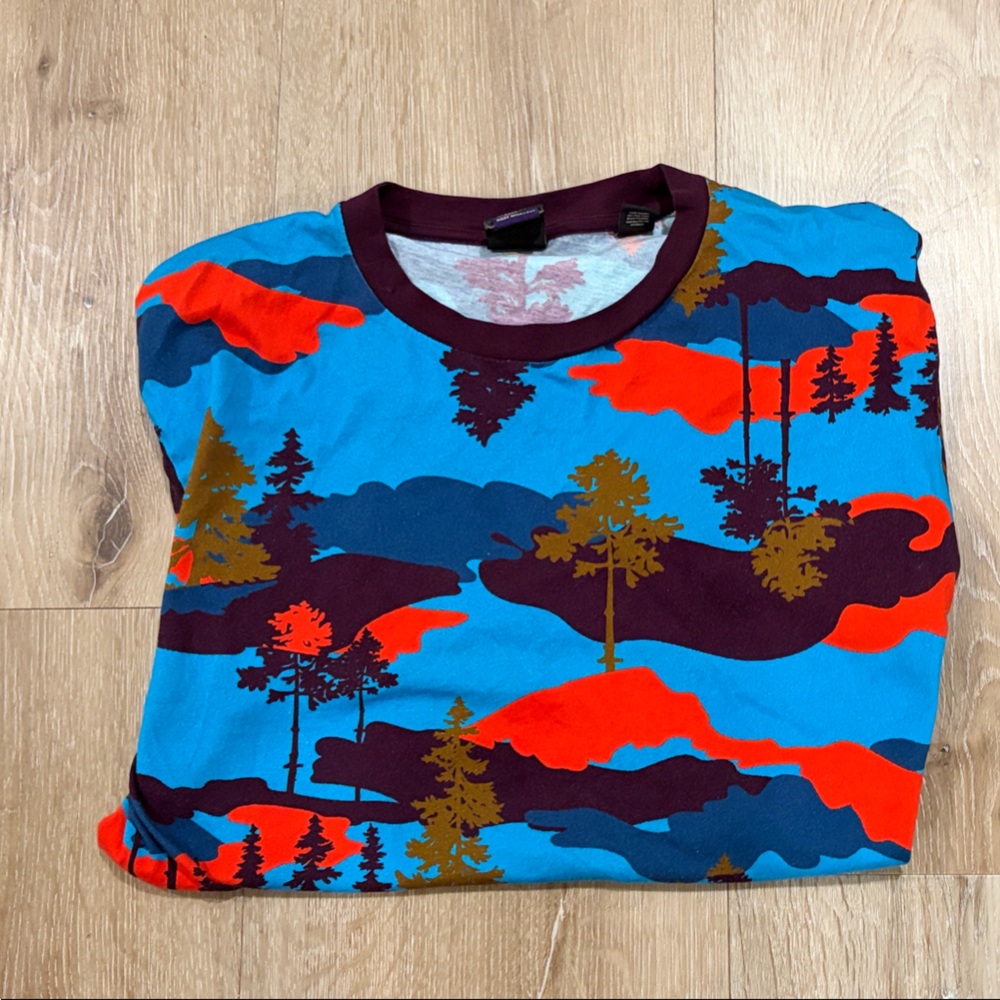 Scotch & Soda Colorful Landscape Tee - Picture 3 of 3